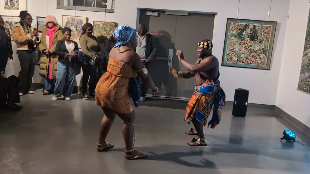 Nana Kwaku Duah and Joyce at the PanAfrikan FILM Festival 