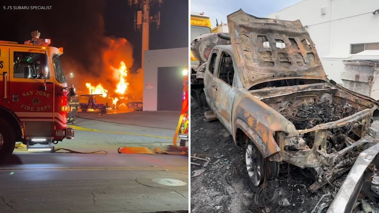 San Jose arson investigation into spree of 24 car fires in 6 weeks, 11 happening in one night
