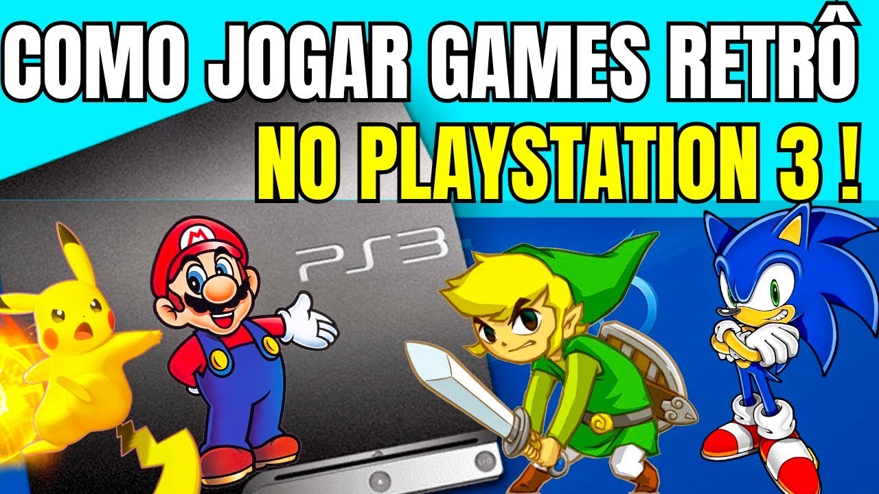 COMO JOGAR JOGOS RETRO NO PS3 | EMULADORES NO PLAYSTATION 3
