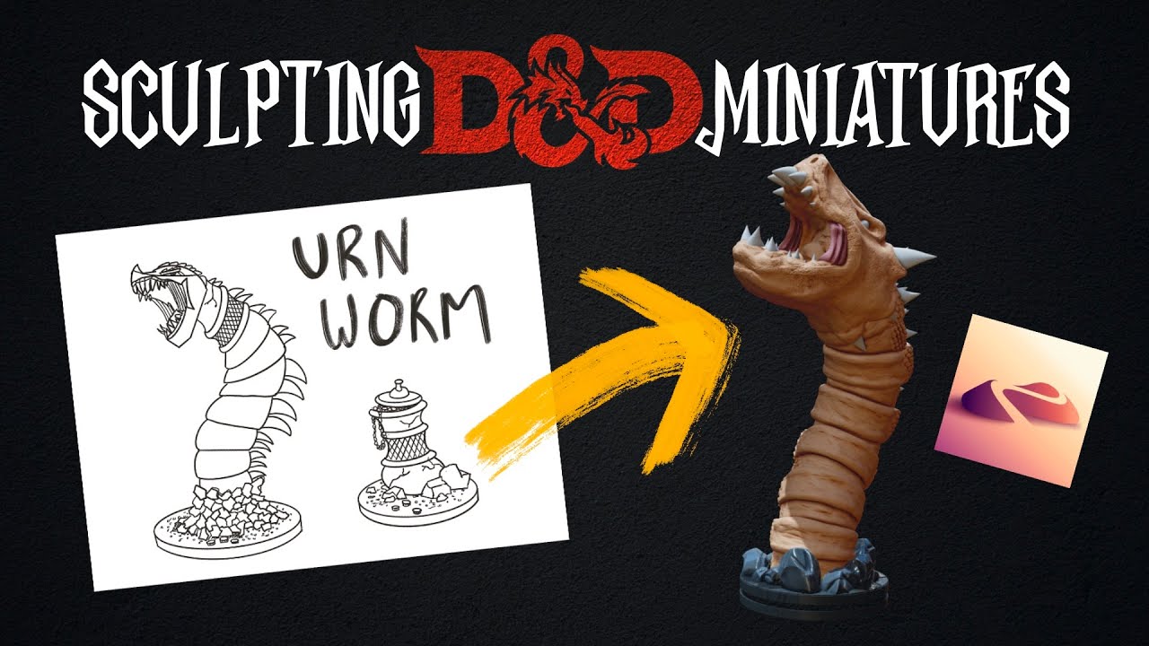 Sculpting 3D Printable Miniatures using Nomad Sculpt