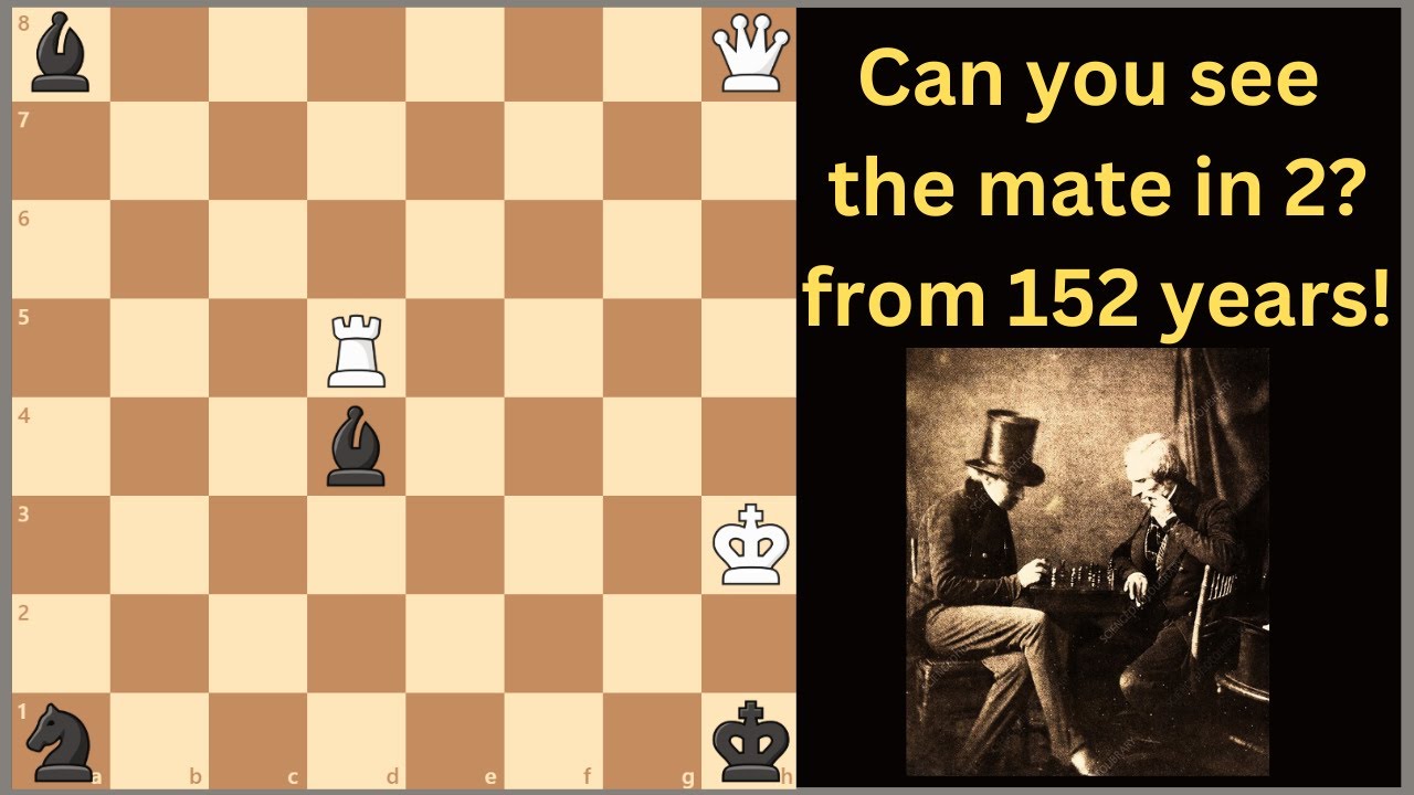 Historical And Beautiful Mate in 2 Moves Puzzle