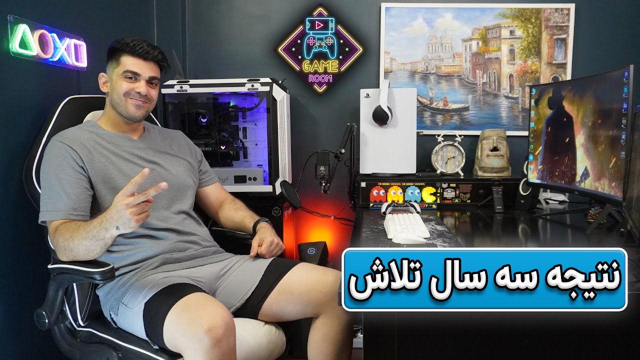 روم تور جدید به همراه بازسازی اتاق از کف تا سقف!🤩😍| Full Room Tour & Gaming Setup