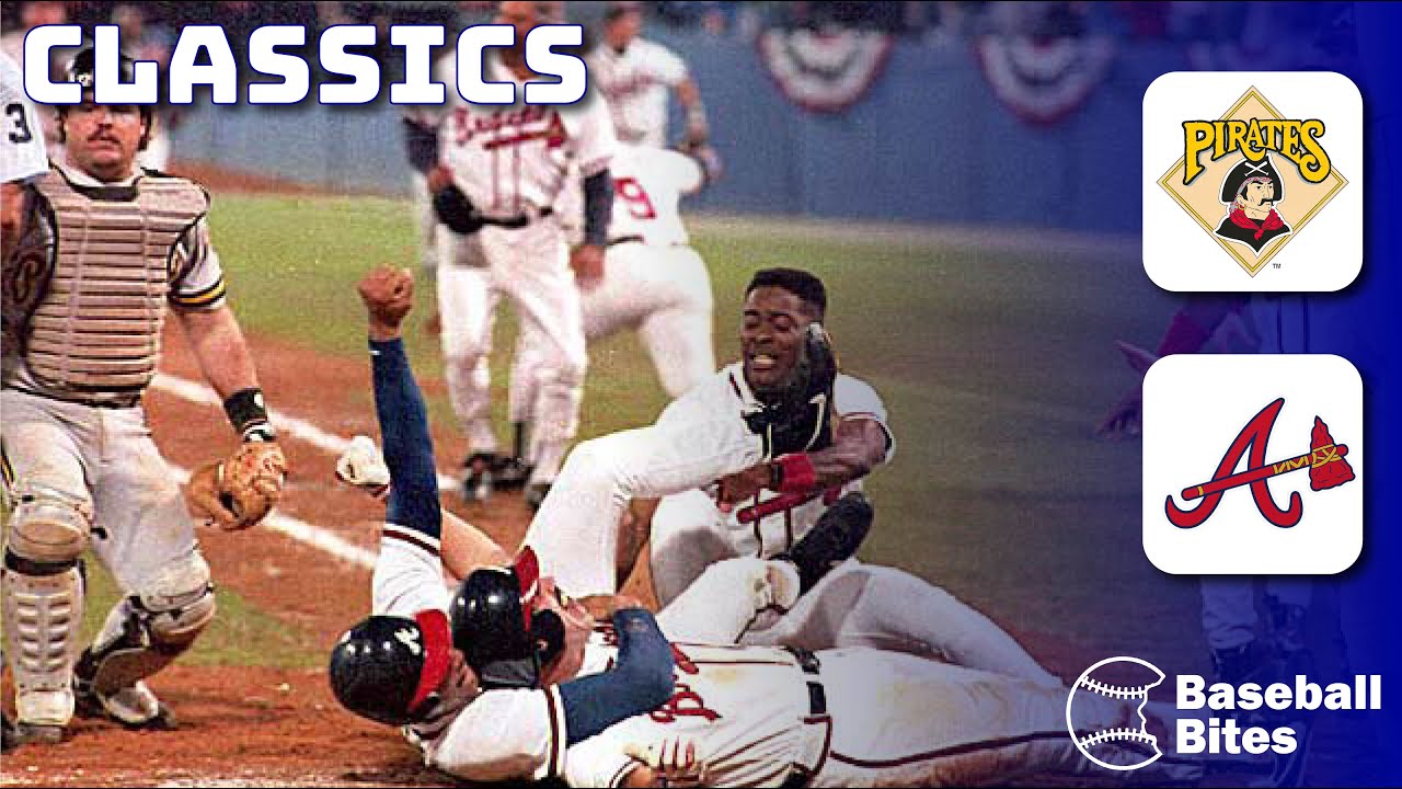 Braves comeback in the 9th! 1992 NLCS Game 7 (Highlights)