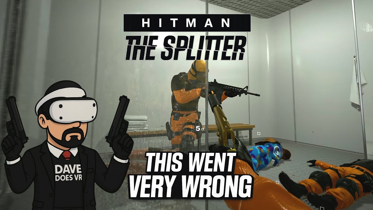 HITMAN PSVR2 – The Splitter Mission | Live Assassin Cam (Van Damme Chaos)