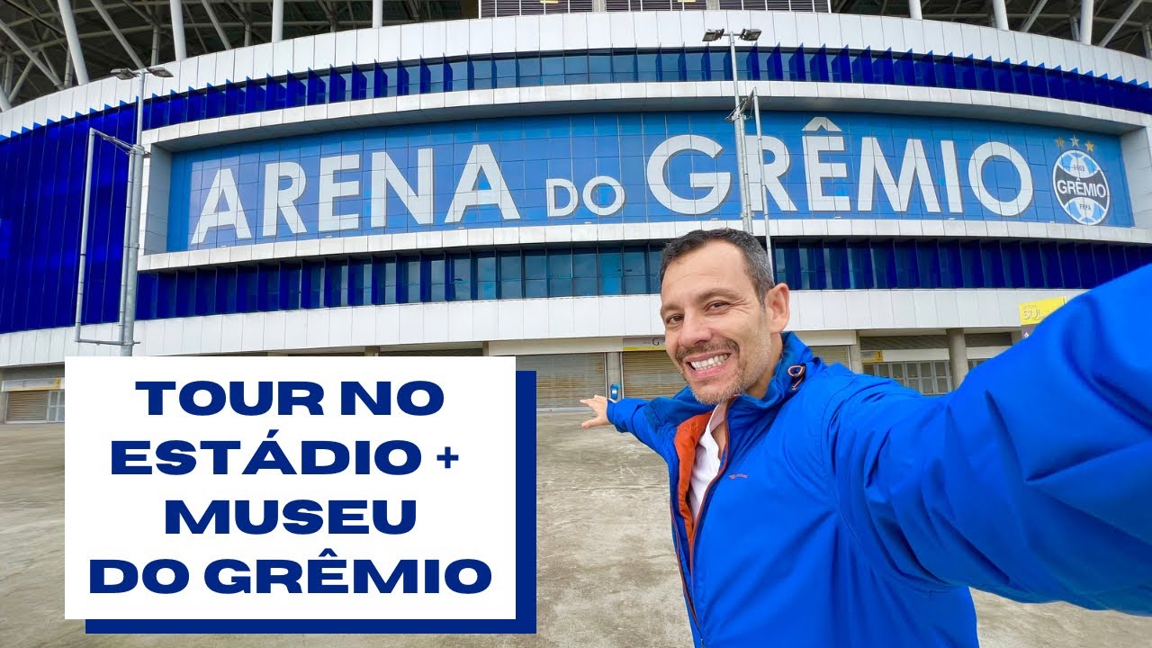 O TOUR NO ESTÁDIO DO GRÊMIO DE PORTO ALEGRE COM VISITA AO MUSEU
