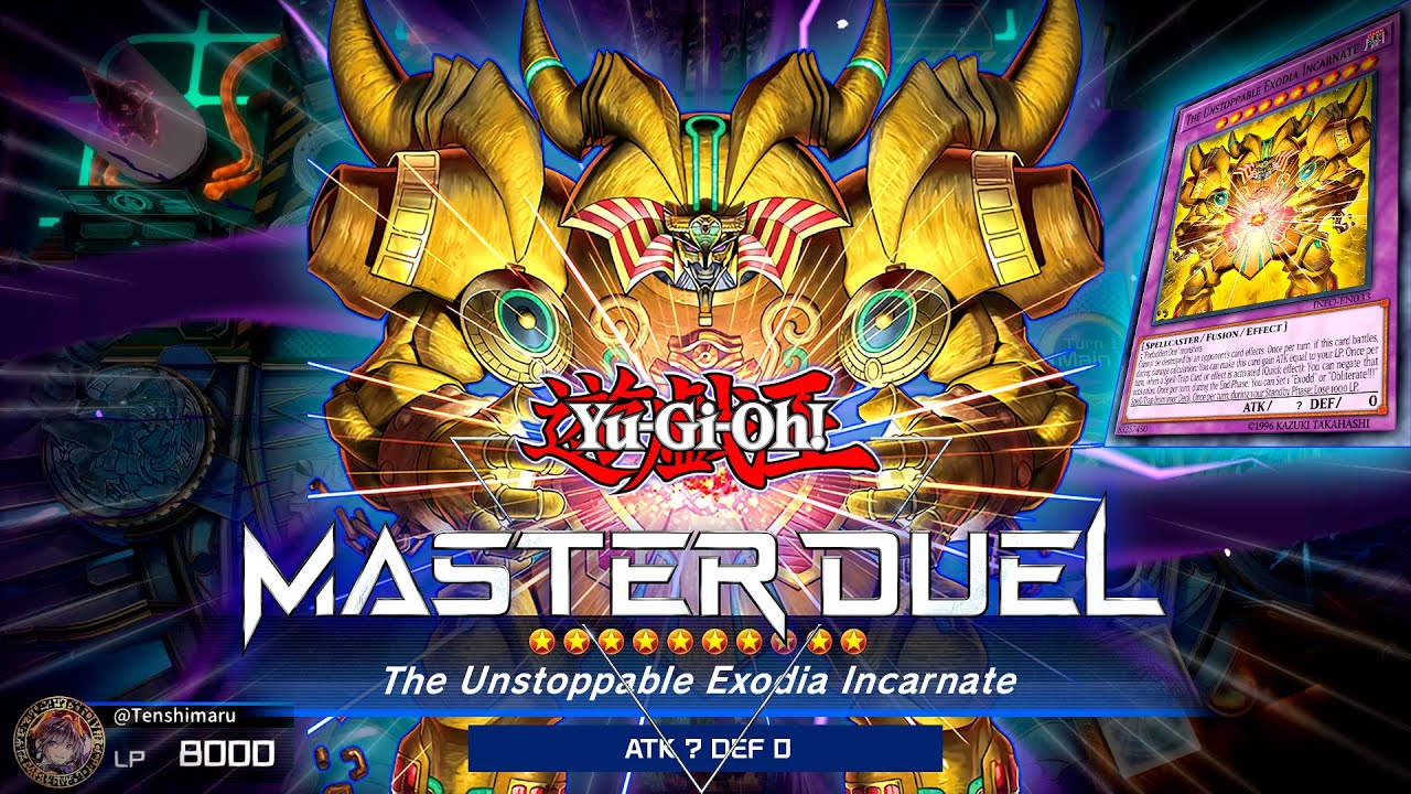 THE UNSTOPPABLE EXODIA INCARNATE DECK TESTING [Yu-Gi-Oh! Master Duel]