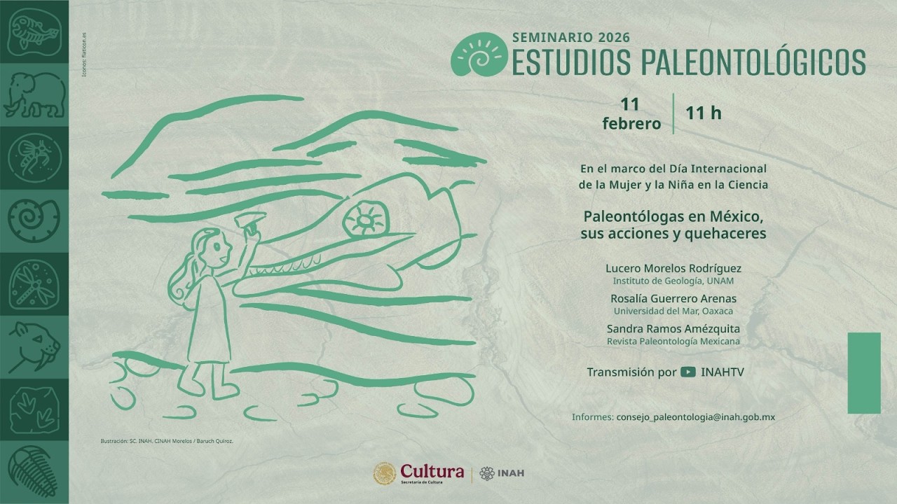 Paleontólogas en México, sus acciones y quehaceres | Seminario Estudios paleontológicos