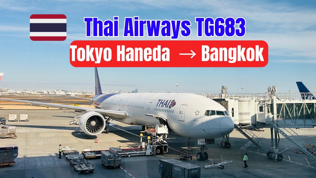 🇹🇭 Токио Ханеда — Бангкок | Начало путешествия на Ко Ланта (Thai Airways TG683)