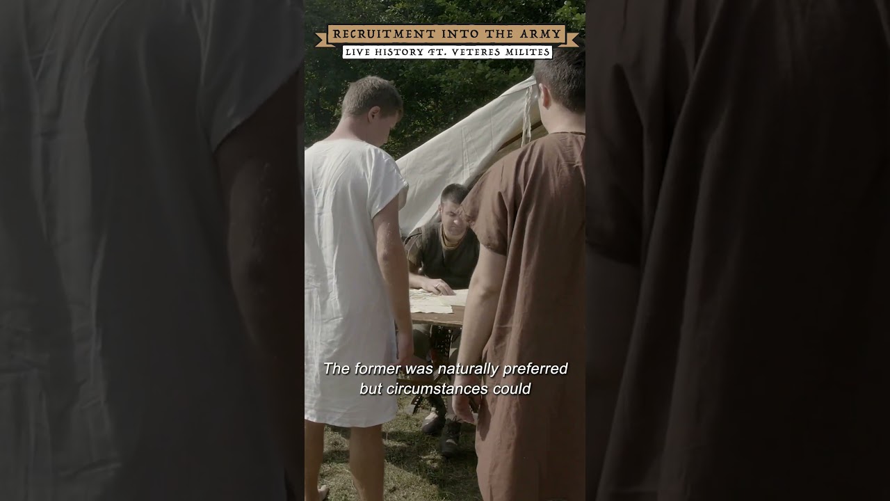 How Did Recruits Join the Roman Army? #shorts