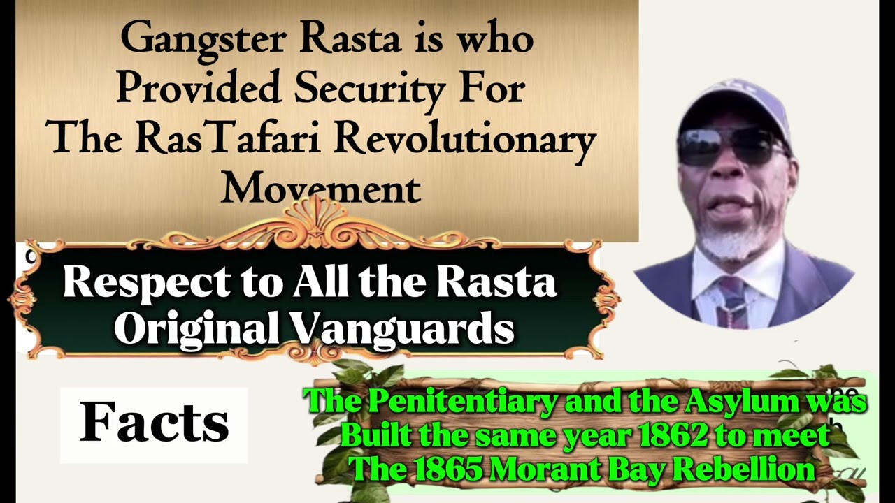 Gangster Rasta is who Provided Security For The RasTafari Revolutionary Movement 2 D 🌍🤜🏿🖤🤛🏿