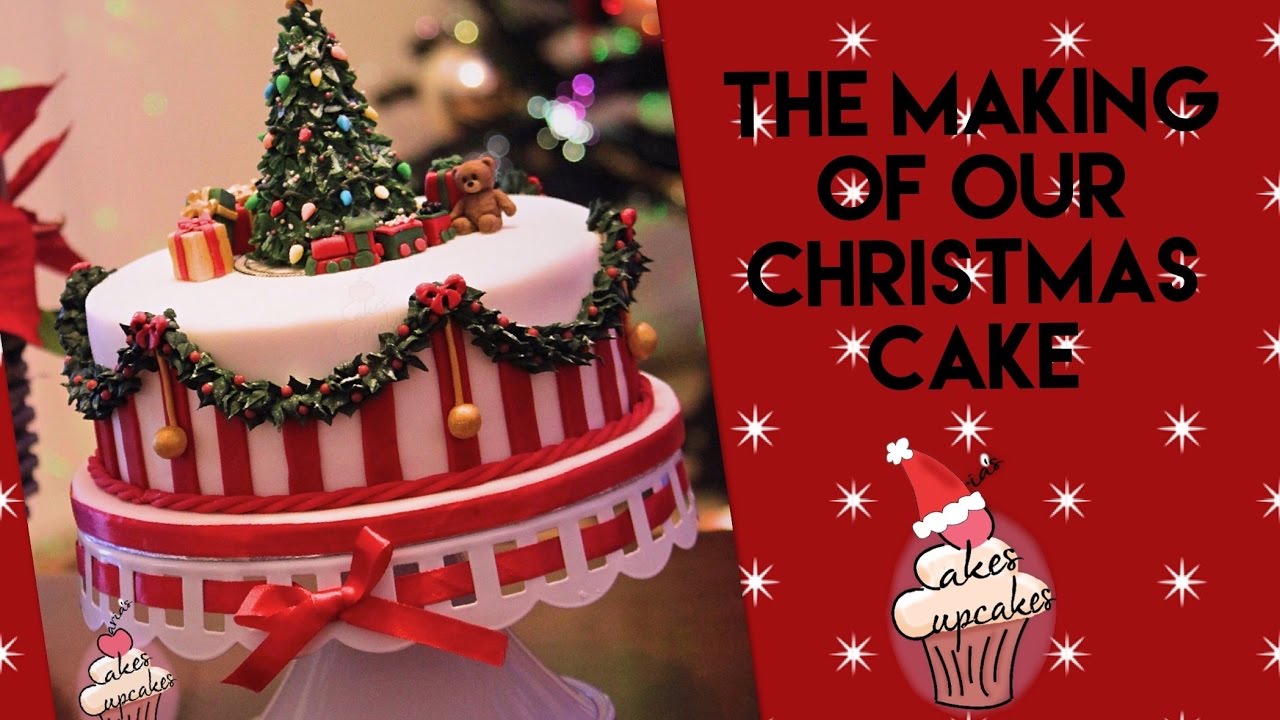 Christmas cake tutorial | How to decorate a fruit cake for Christmas |  O Christmas Tree