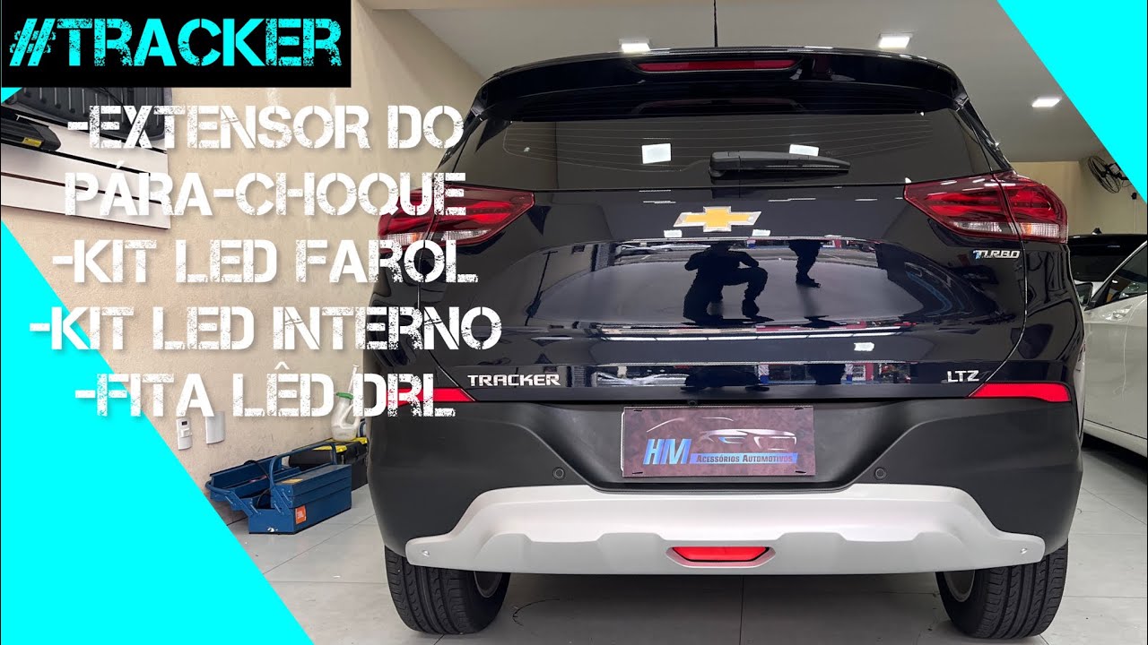 #CHEVROLET TRACKER, extensor do pára-choque, kit led interno e muito mais