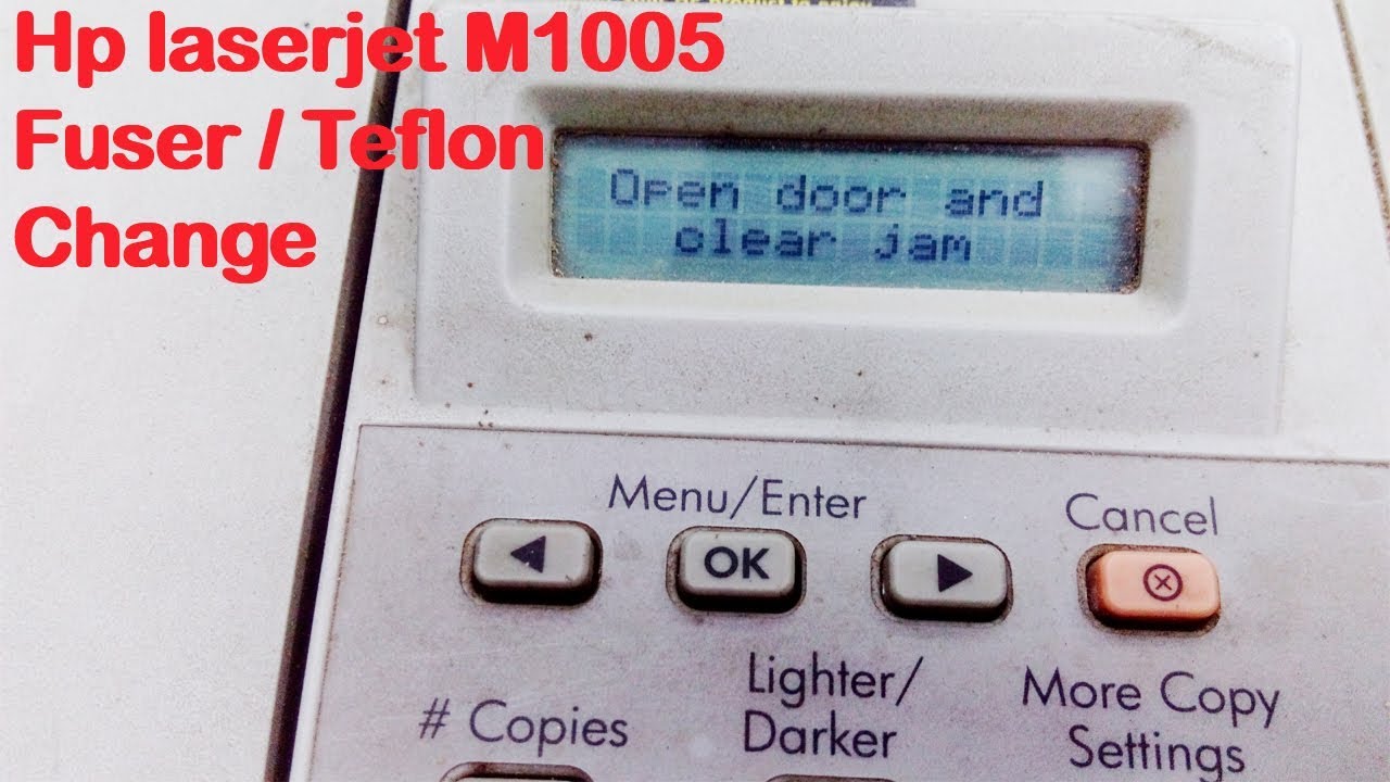 Hp laserjet m1005 Fuser replace