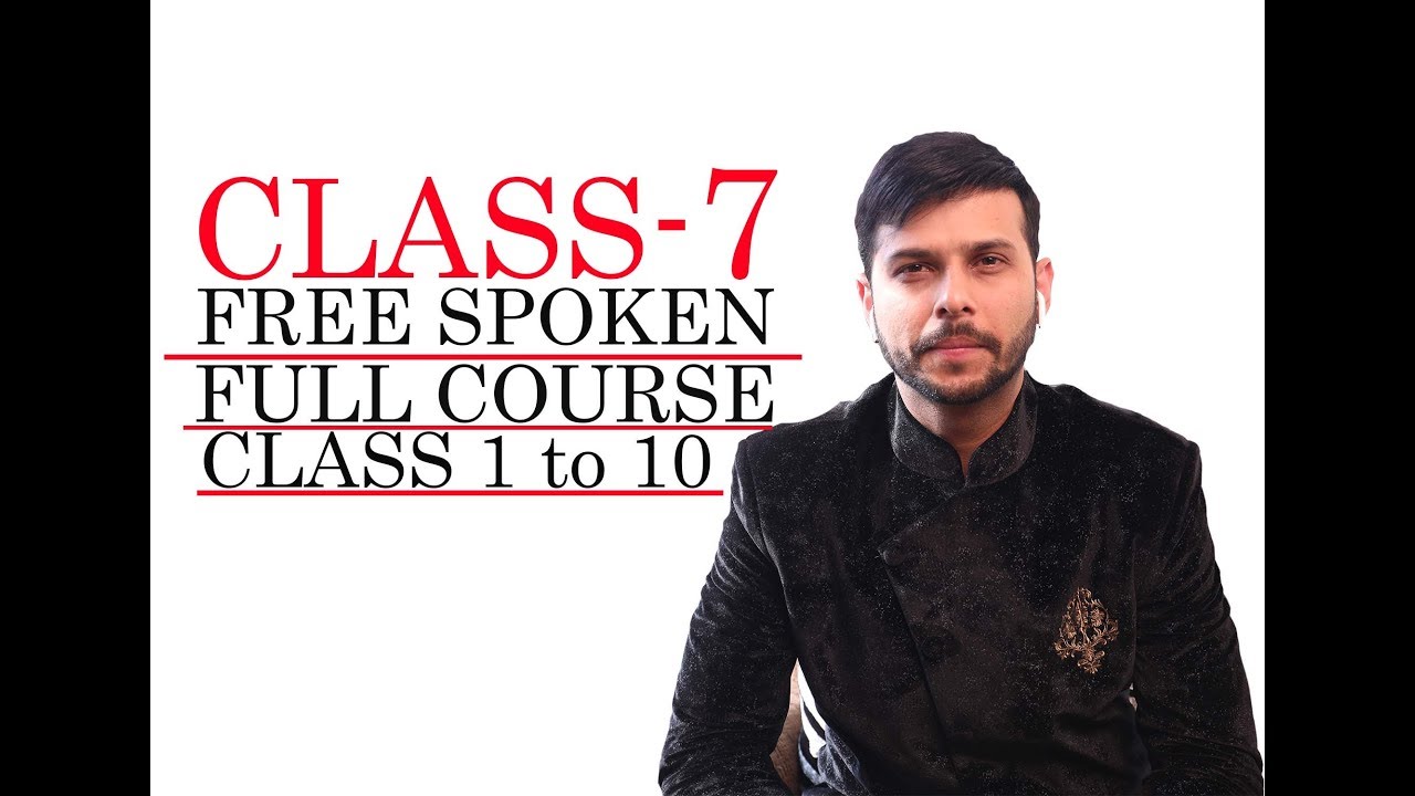 How to start spoken English course for beginners (class 7)