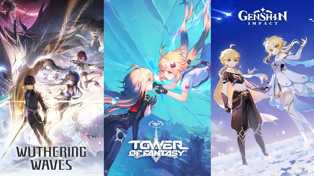 Wuthering Waves vs Tower of Fantasy vs Genshin Impact - Mobile Performance Comparison (POCO F5)