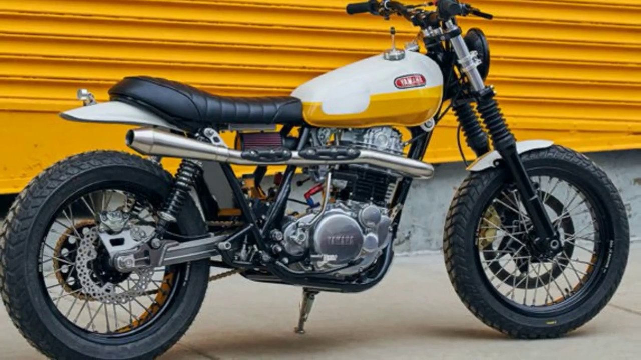 Modified Yamaha SR500 by Daniel Peter
