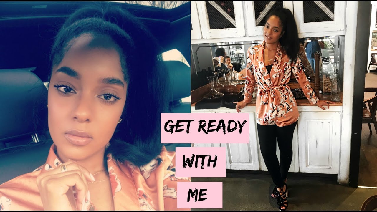 GET READY WITH ME (HAIR, MAKEUP & OUTFIT)