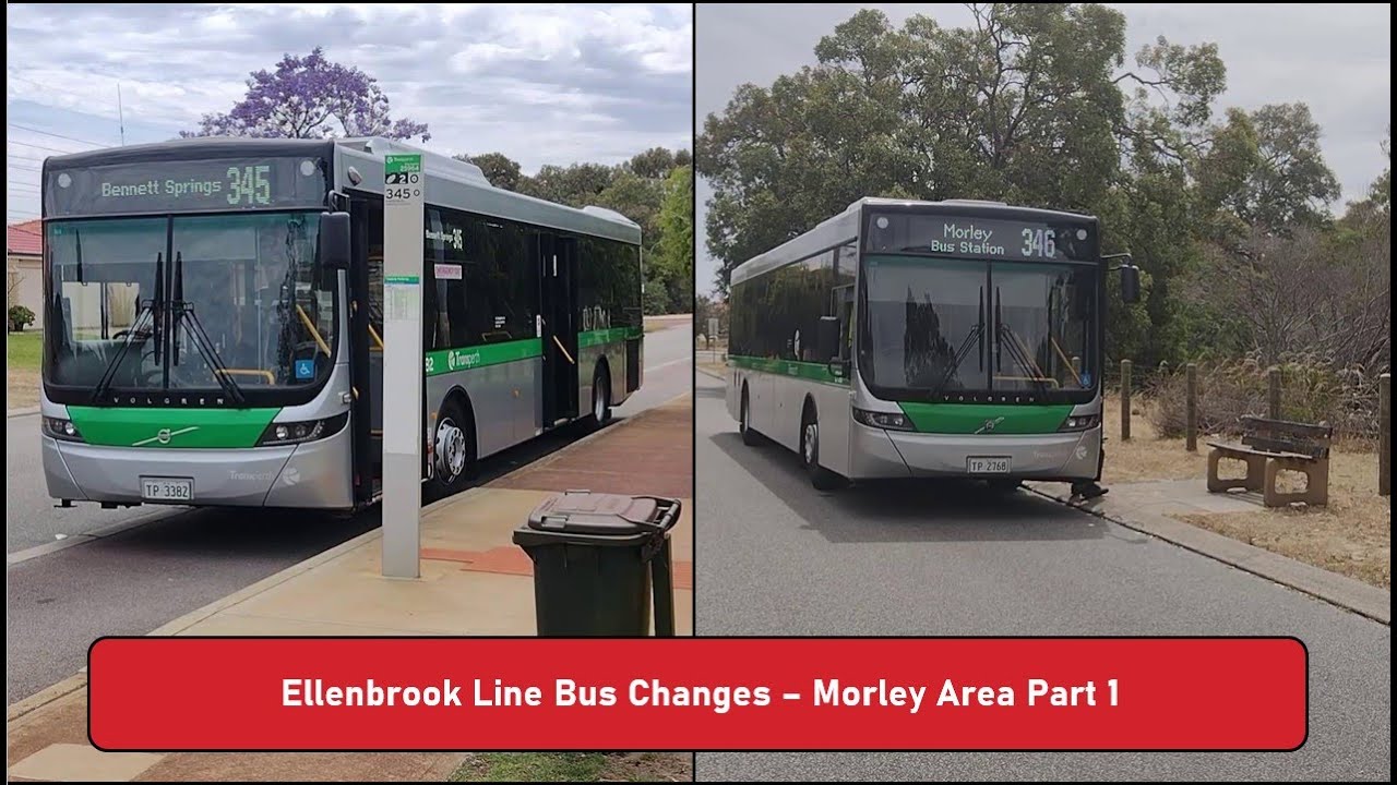 Ellenbrook Line Bus Changes - Morley Area Part 1 (46, 343, 345, 346)