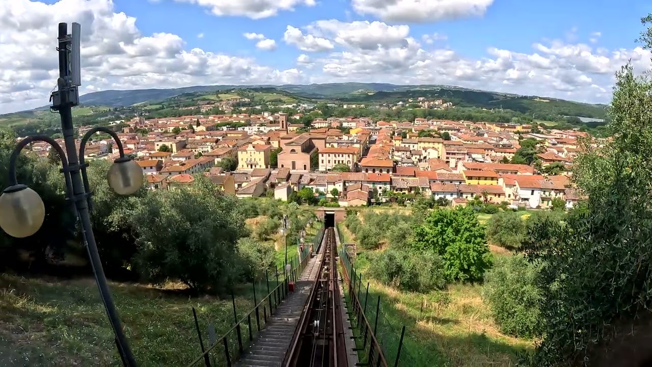 Certaldo Alto Funicular, Tuscany, Italy