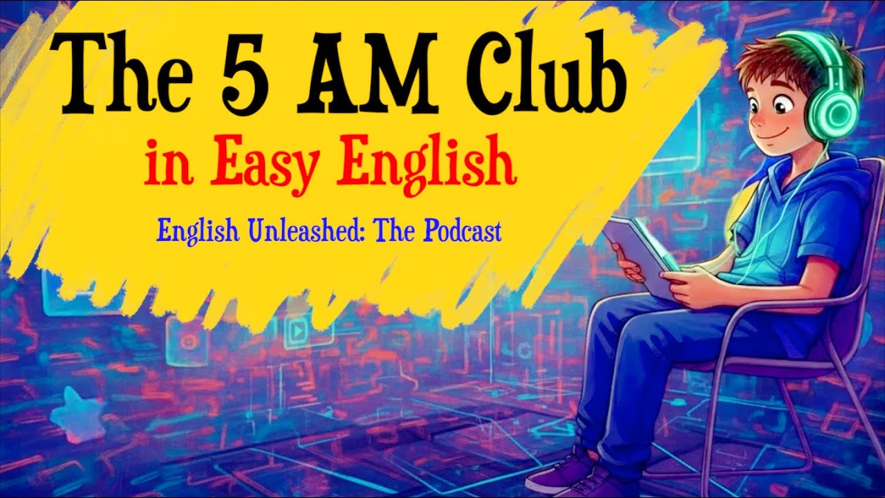 The 5 AM Club Summary in Easy English | Learn English with Podcast A2&ndash;B1 Listening Shdowing Practice