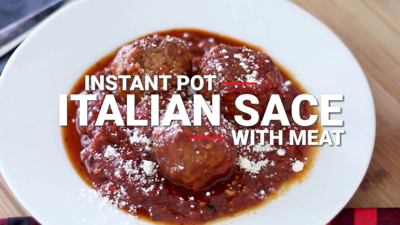 Instant Pot Spaghetti with Italian Sauce - All day taste in about an hour!!!