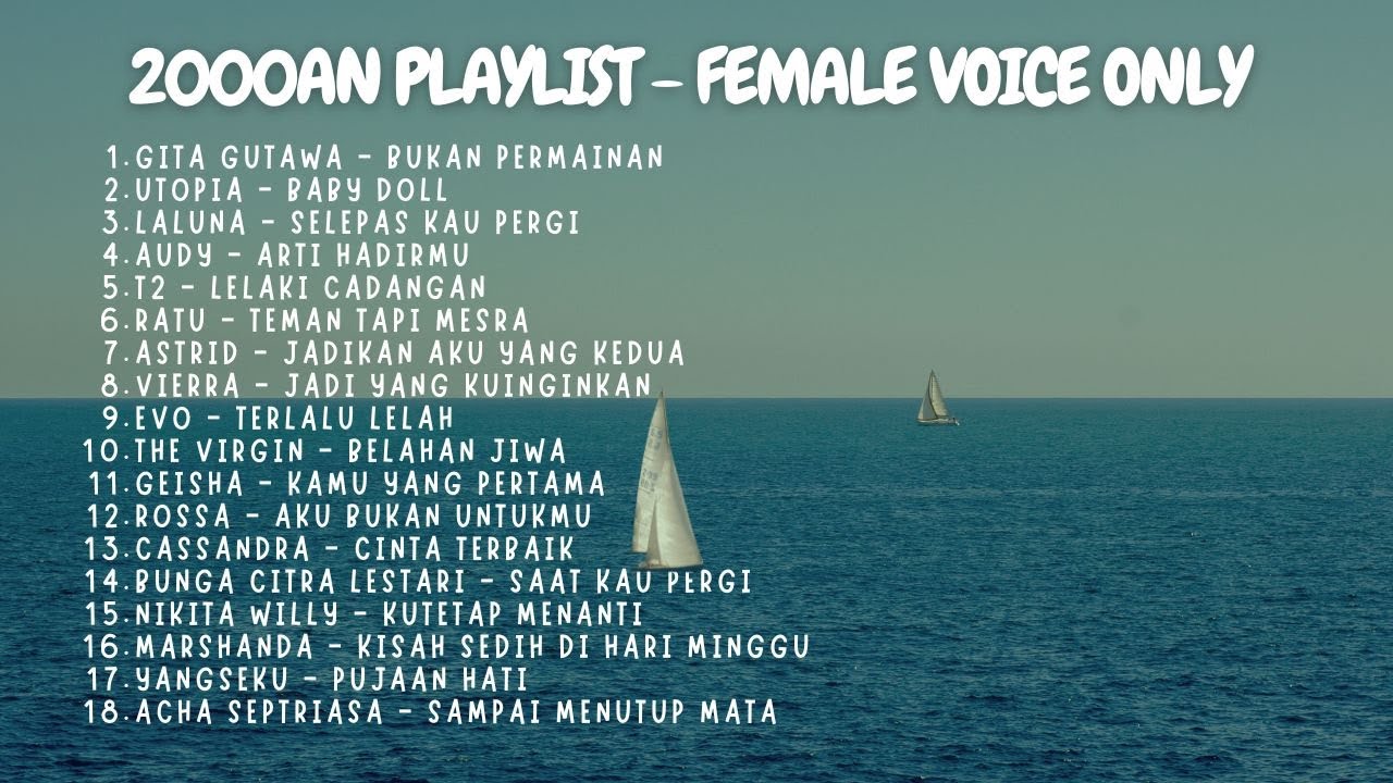 LAGU TERBAIK INDONESIA 2000AN VOKAL WANITA NOSTALGIA LAGU HITS 2000AN