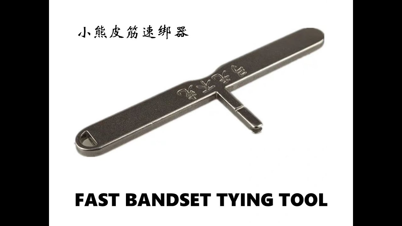 The awesome fast bandset tying tool
