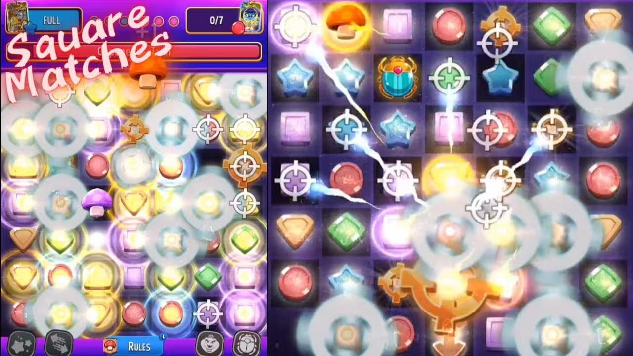 Square Matches, SE All Aboard Train Gameplay, Match Masters #Match #Masters #Square #Matches