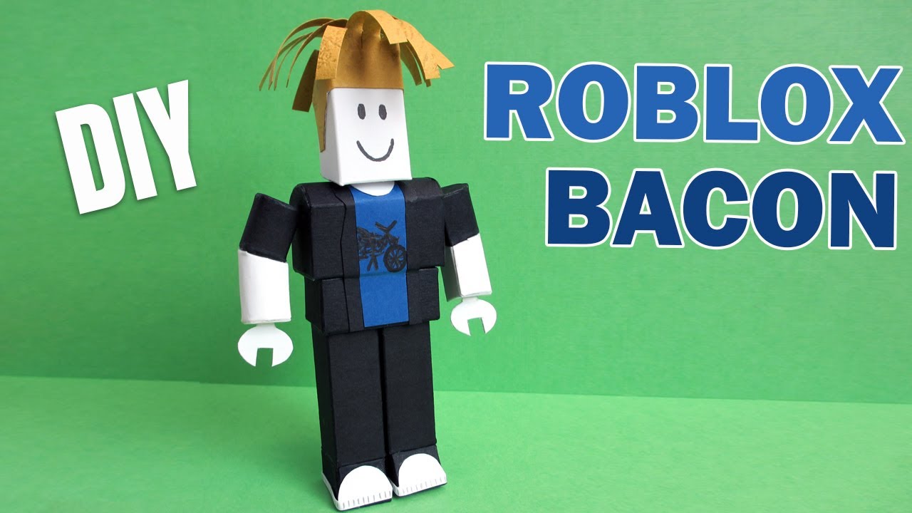 DIY Paper Roblox Bacon | Roblox Papercraft Bacon | Paper Crafts | How To Make Roblox Paper Figurines