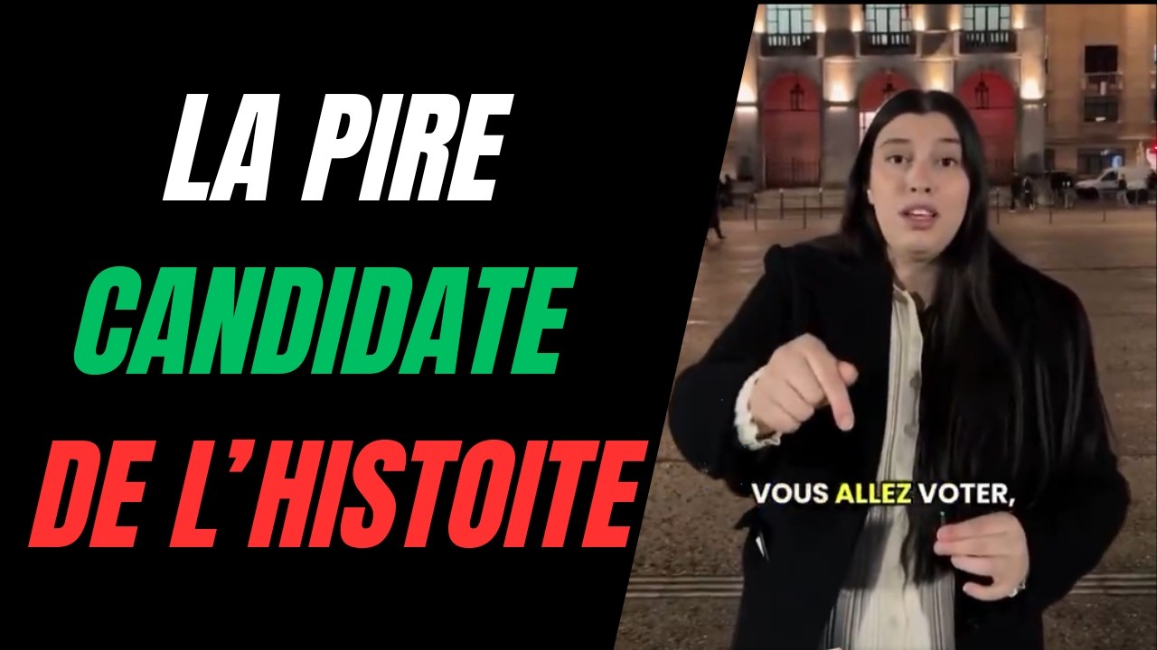 CETTE CANDIDATE LFI EST UNE CATASTROPHE... DES GENT VOTENT POUR CE PARTI ?