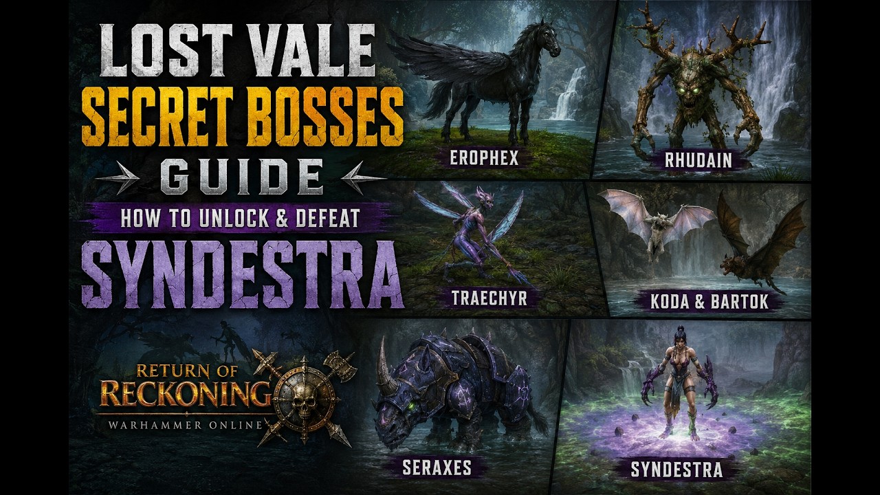 Lost Vale SECRET BOSS Guide &ndash; How to Defeat Syndestra - Return of Reckoning