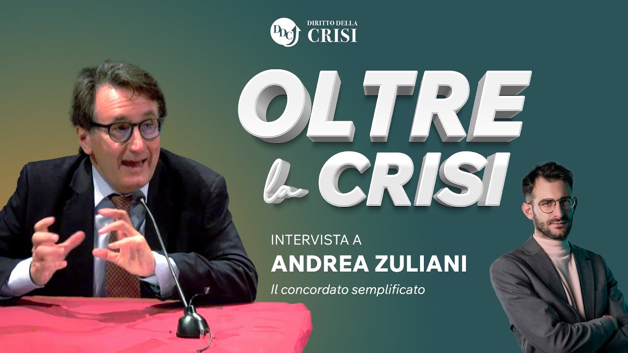 OLTRE LA CRISI - Puntata 4/2024: Intervista al Dott. Andrea Zuliani