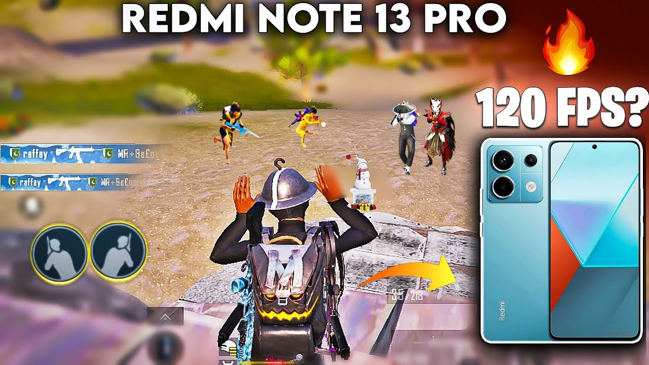 Redmi Note 13 Pro Pubg Test 🥵 | Smooth + 60 FPS ⚡ | Pubg Mobile Gameplay