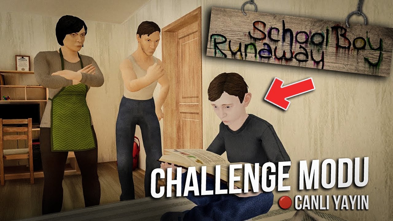CHALLENGE MODUNDA OYUNU BİTİRMEYE ÇALIŞIYORUZ! - Schoolboy Runaway Stealth 🔴CANLI YAYIN