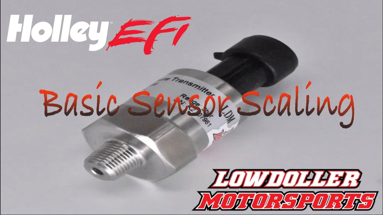 Holley Terminator X - Basic Sensor Scaling