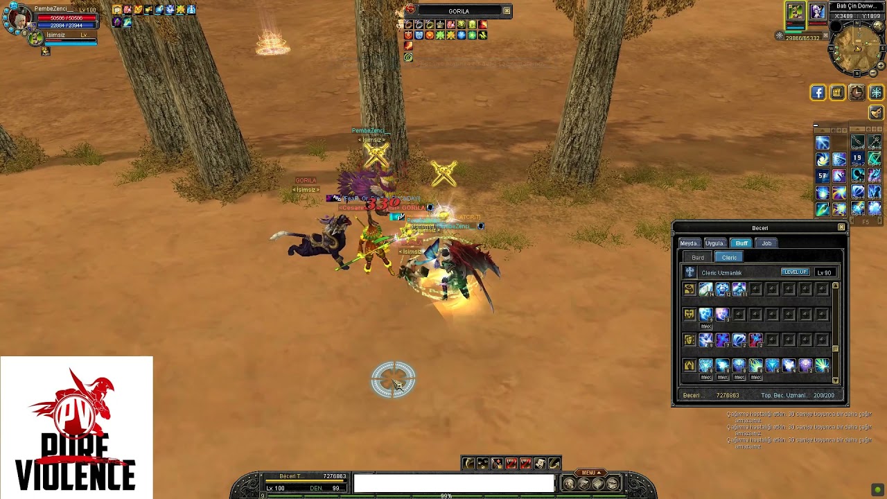 TRSRO Troya PembeZenci__ (Rogue-Cleric) VS GORiLA (Spear)