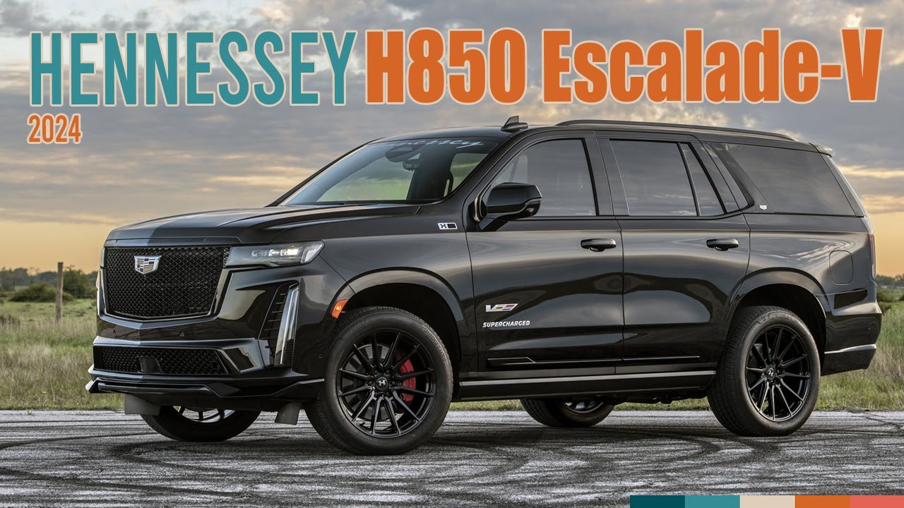 Hennessey Unleashes Beastly Upgrade for 2024 Cadillac Escalade-V