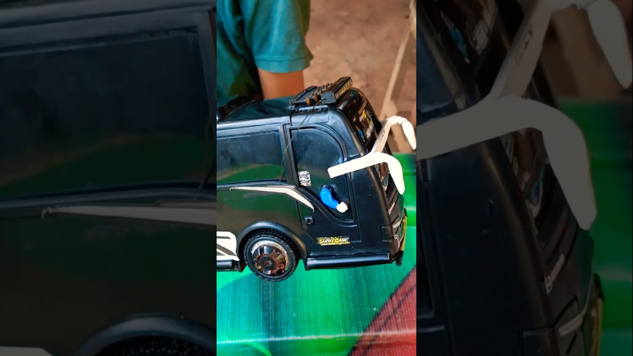 modifikasi miniatur bus Basuri #busmania #basuri #funny #basuritelolet #mobilbasuri