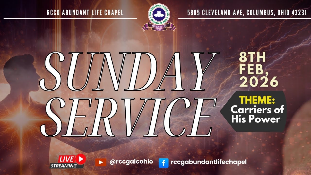 SUNDAY WORSHIP SERVICE || RCCG ALC || FEBRUARY 8TH, 2026