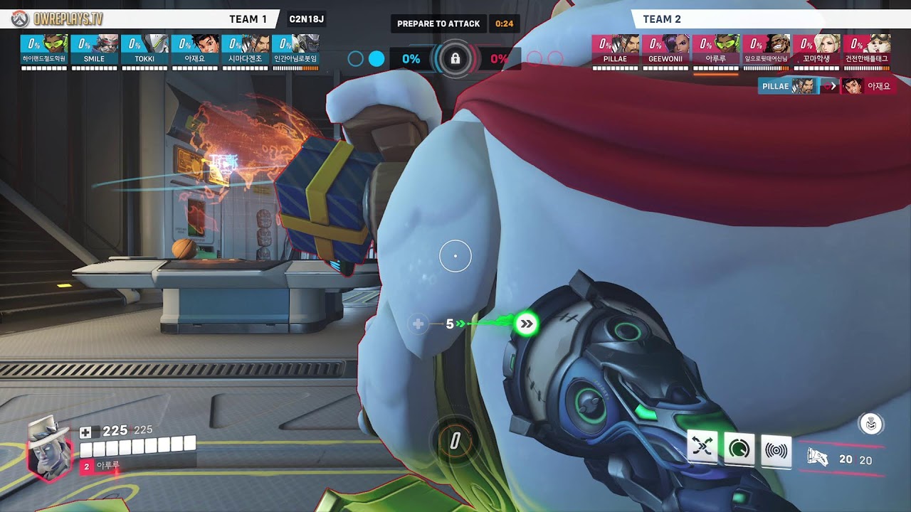 When D.Va get Tbag by Genji by 아루루 — Overwatch 2 Replay C2N18J