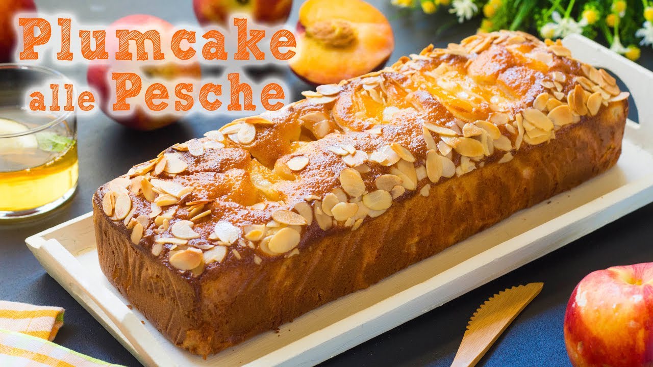 Plumcake Soffice alle Pesche e Yogurt - Ricetta Facile - 55Winston55