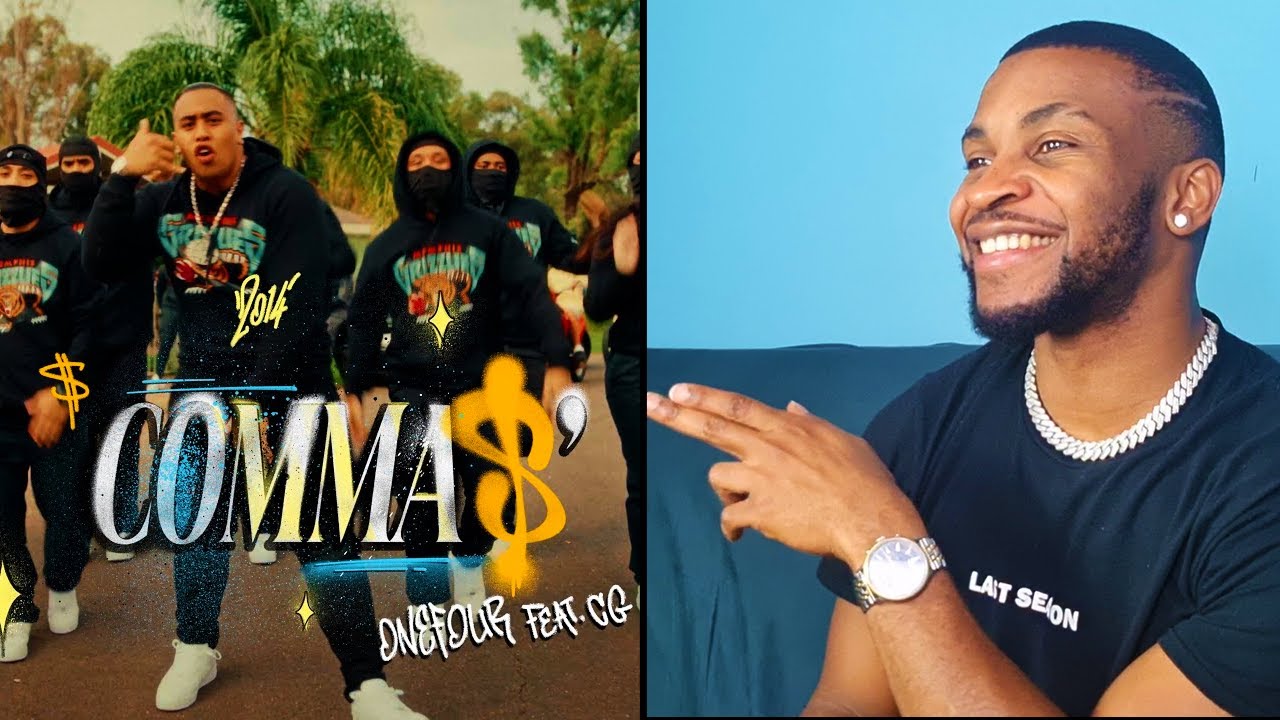 ONEFOUR ft CG - COMMA'S (Official Music Video) - [RAYREACTS]