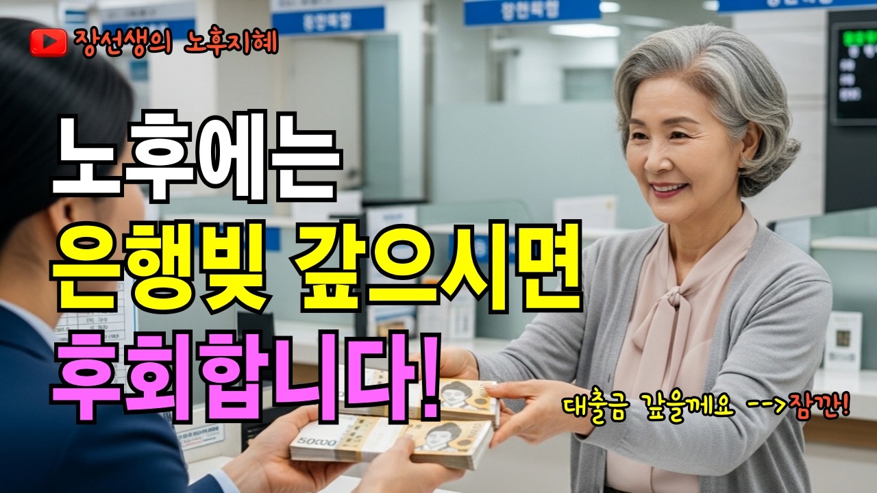 노후에 집 대출금 있으면 갚지 말고 반드시 이렇게 하세요. |노후지혜|노후대출|