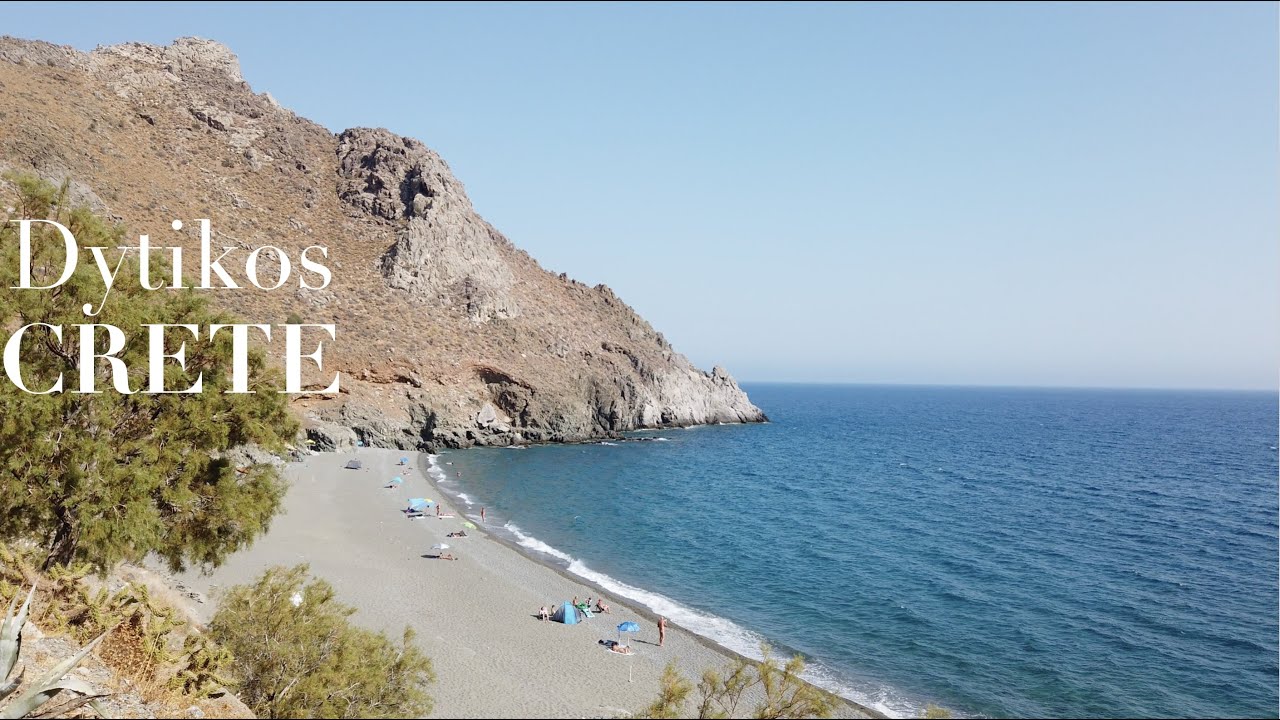 Nudist Beach In Southern Crete | Dytikos | Lentas | Greece [4K HDR]