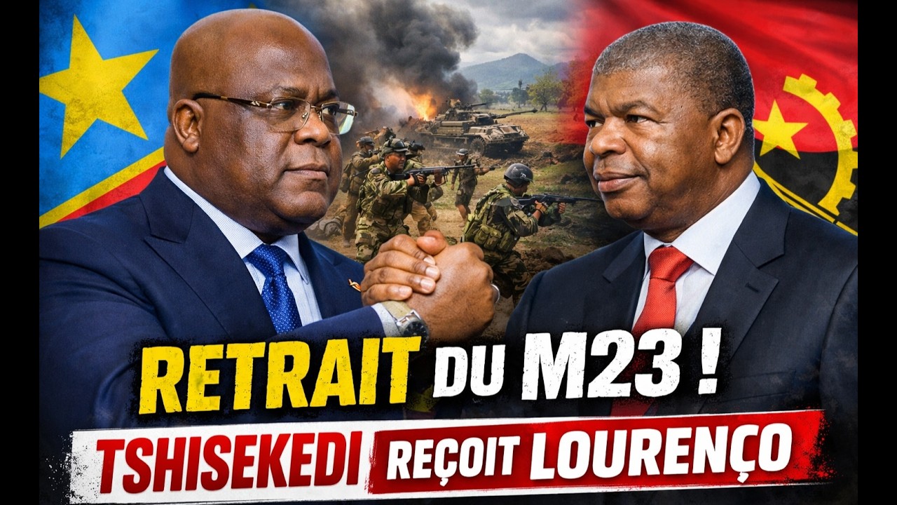 RETRAIT DU M23  FÉLIX TSHISEKEDI REÇOIT LA DÉLÉGATION DE UNION AFRICAINE