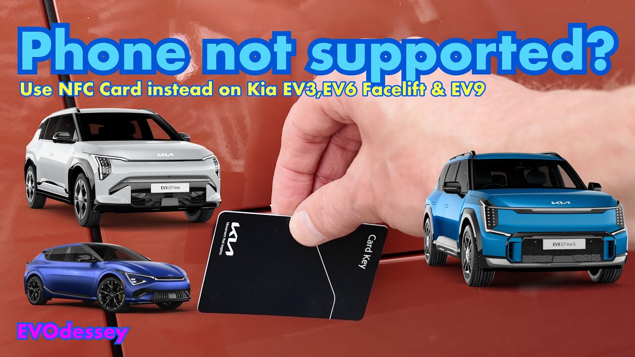 How to setup & use Kia RFID Digital Key on EV3,EV6 Facelift,EV9