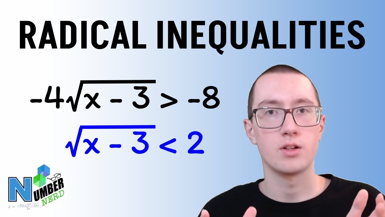 How to Solve Radical Inequalities! [Algebra]