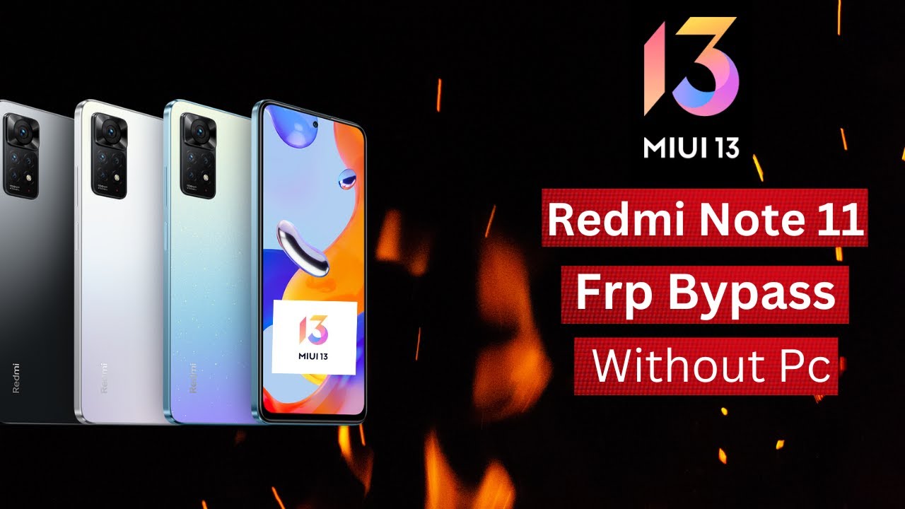 Redmi Note 11 MIUI 13 FRP Bypass || Redmi Andriod 11,12 Frp Bypass nee trick