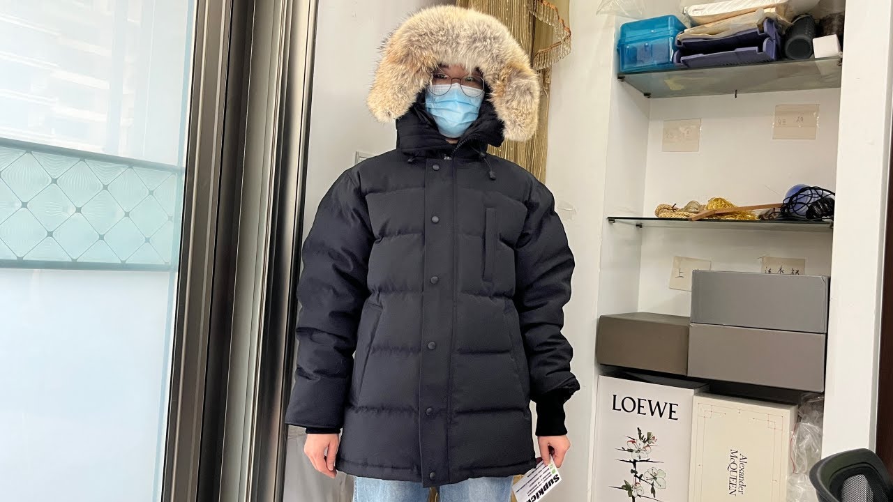 Try On Canada Goose Carson Parka Black Label Review from Supkicks