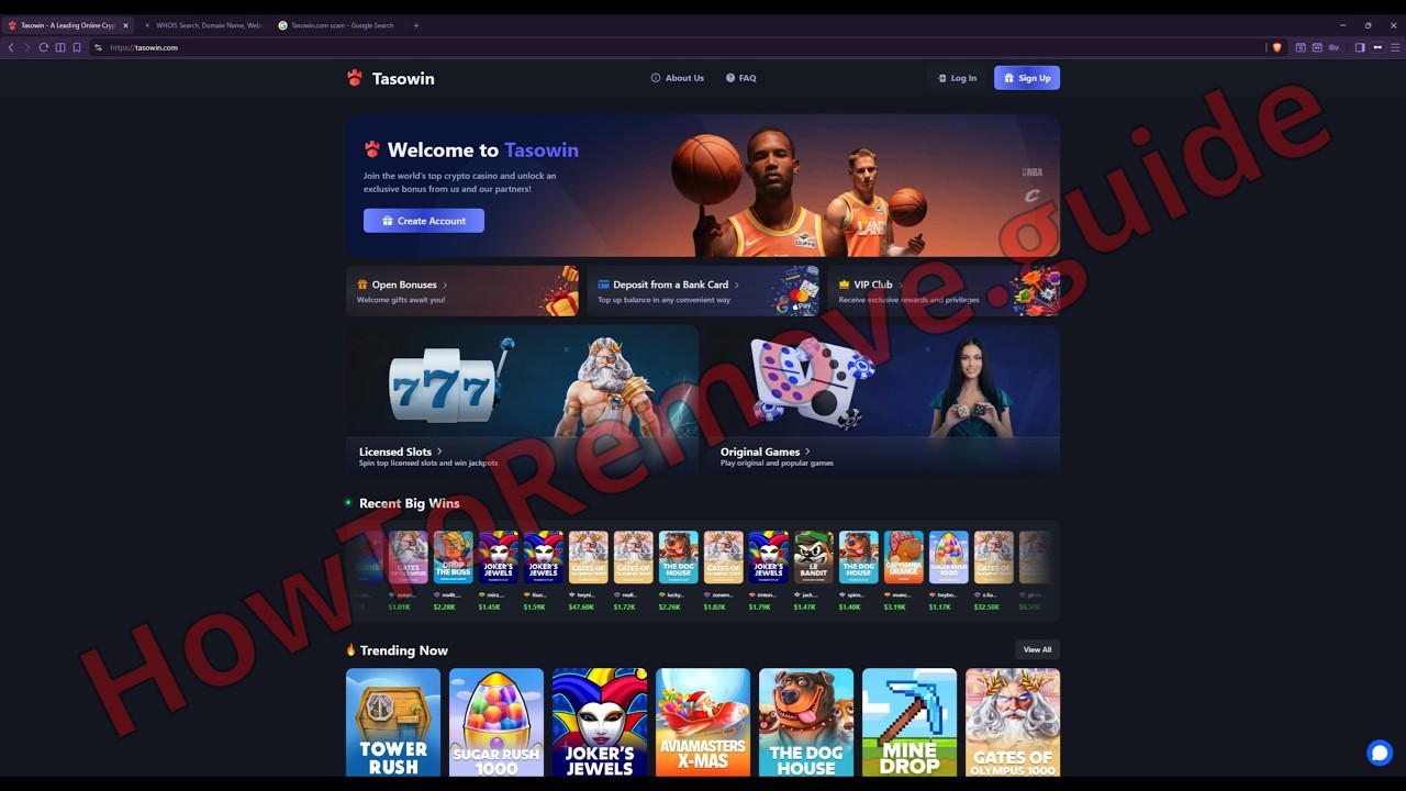 Что такое Tasowin.com? (Мошенничество или честный обзор)